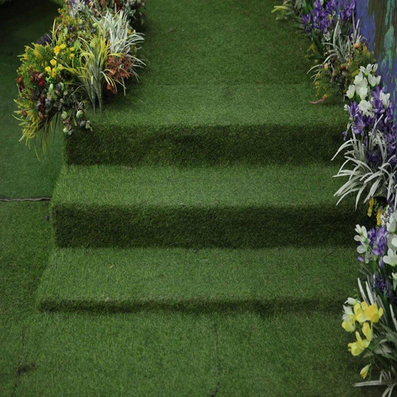 Realistische Gras Teppich Outdoor Indoor Gras matte Kunstras - 实物图