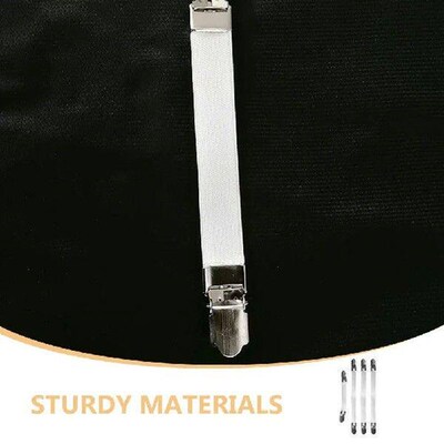 4pcs Bed Sheet Clip Tablecloth Ironing Board Cover Fastener