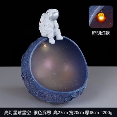 Living room porchj astronaut storage ornaments key placemen