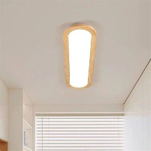 Wooden Modern LED Ceiling Lights For Living Room Bedroom