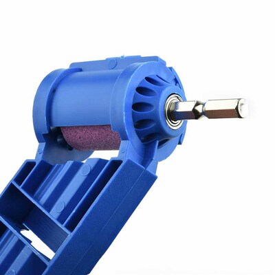 6Pcs/set Portable Drill Bit Sharpener Corundum Grinding Whee