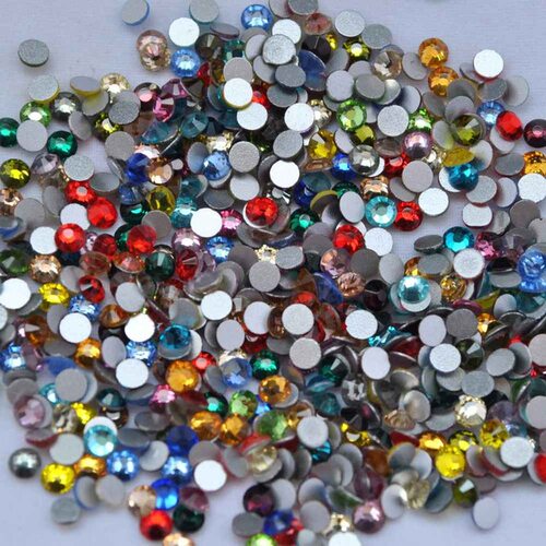 SS3~SS30 AAAAA Top Quality Crystal Non Hotfix Nail art Rhine