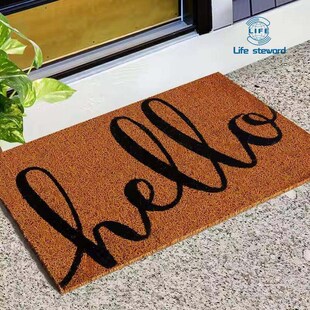 Imitation coconut palm entry doormat foot pad进门脚垫pvc地垫