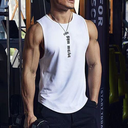 2022 NEW summer Bodybuilding Tank Tops Men Workout Fitne