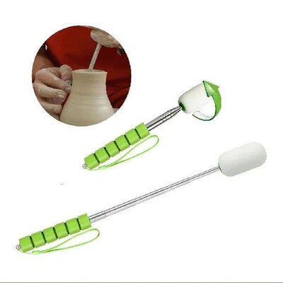 3 Pack 42 Inches Telescoping Sponge Stick for Pottery