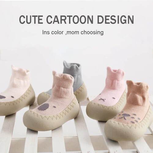 Spring And Summer Baby Shoes Soft Cartoon Baby Floor Socks N