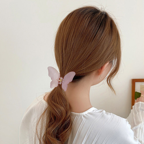 Butterfly Hair Clips For Women Acetate Geometric Crabs
