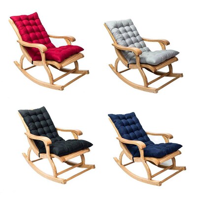Rocking Chair Cushion Harmless Suede Fabric Garden Chair Sea