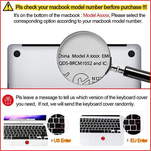 Laptop Case适用于Macbook Air M1 M2 M3 Colorful Laser Hard Co