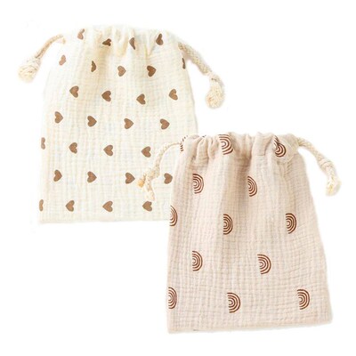 Baby Bags String Diaper Stackers Cotton Caddy Organizer Coin