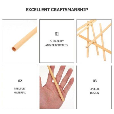100 Pcs Honeycomb Reed Tube for Bees Beehive House Letter