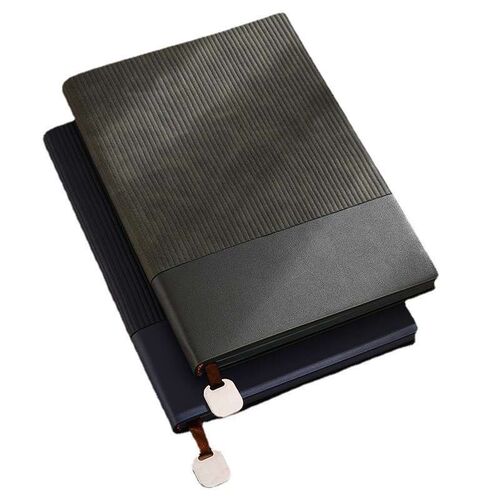 Stitching Two-color Notepad High-grade PU Soft Leather Busin