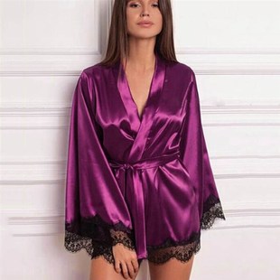 robe pajamas sexy womens bathrobe 长袍 睡衣 性感 女式浴袍