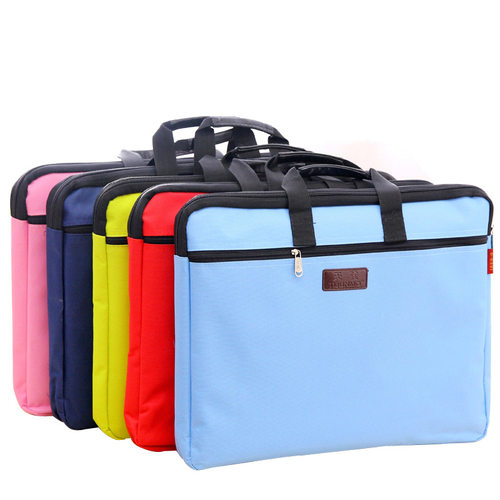 Durable Book A4 Document Bag File Folder Holder Bag With Han