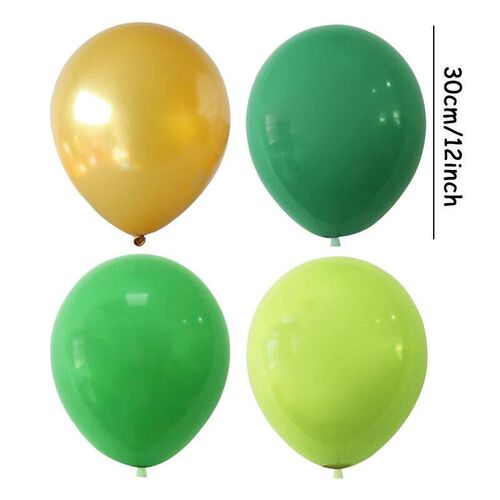 40Pcs/Set Jungle Theme Party Decorations Balloon Set Dark Gr