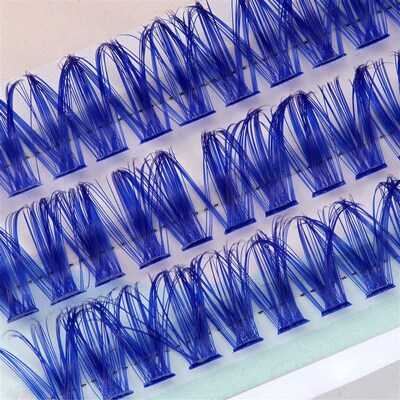 40D color hot melt flower hair false eyelashes