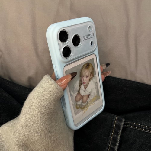 小清新糖果色大视窗透明手机壳