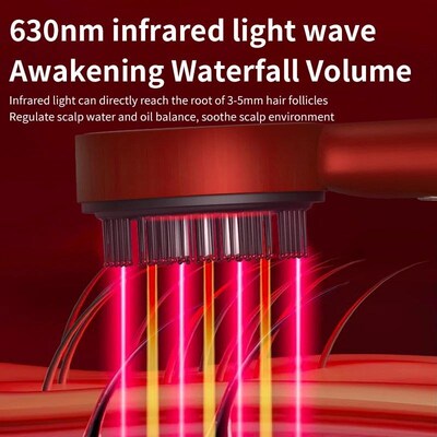 Electric Vibration Massage Comb Red Light Therapy Hair