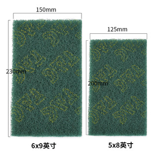 TC工业百洁布加厚金刚砂不锈钢专用拉丝布除锈尼龙菜瓜布抛光片