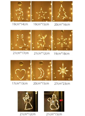 Christmas Ornaments Hanging LED Lights Bedroom Decoration Ch