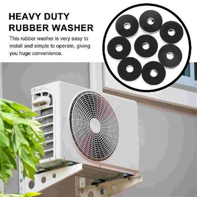 8 Pcs Binders Rubber Isolation Pad Grommets Household