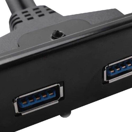 2X USB 3.0 Front Panel Hub 2 Port Expansion Bay 20 Pin To