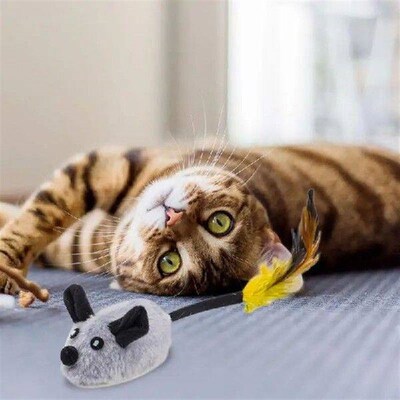 Interactive Mice Toy For Cats Simulation Mice Teasing Cat