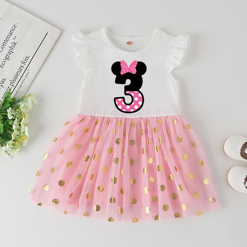 Baby Girls Summer Birthdays Dresses Newborn Baby Fashion Cot