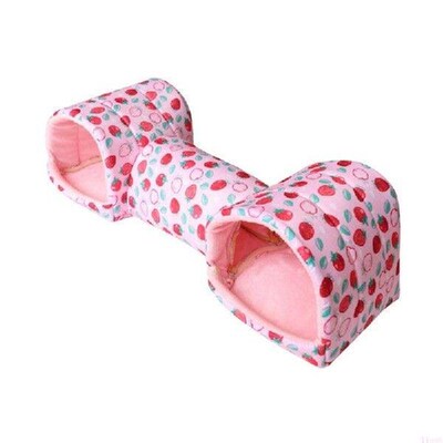 Hamster Bed Toy Guinea Pigs Toy Hamster Rodents Tunnel Soft