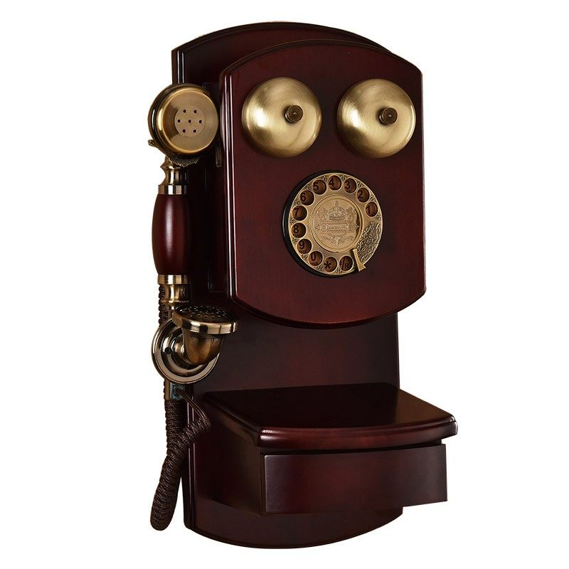 复古壁挂电话机挂壁式家用仿古电话挂墙欧式创意老式转盘无线插卡,生活电器,电话机(有绳/无绳/网络),淘宝优惠券,粉丝福利购,淘宝优惠卷