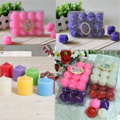 12pcs romantic confession proposal candles creative color sm