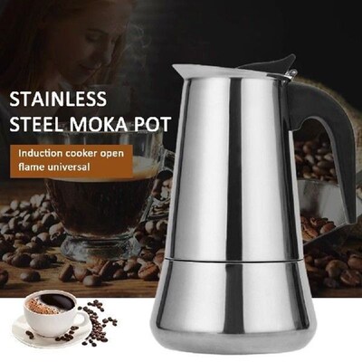 2/4/6/9/12 Cups Stainless Steel Italian Top Moka Espresso