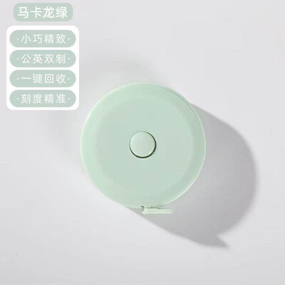 Plastic mini retractable tape measure for measuring bust, wa