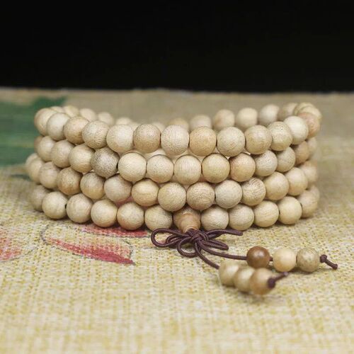 Mosquito Repellent Old Materials Camphor Wood 8mm Beads Natu