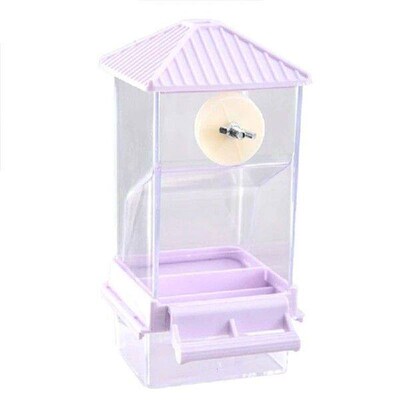 4X7B Large Capacity Parakeets Bird Feeder Easy to Refills