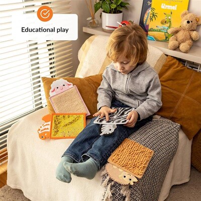 sensory toy mats Tiles Wall Panel for Kid Tactile Play感官垫