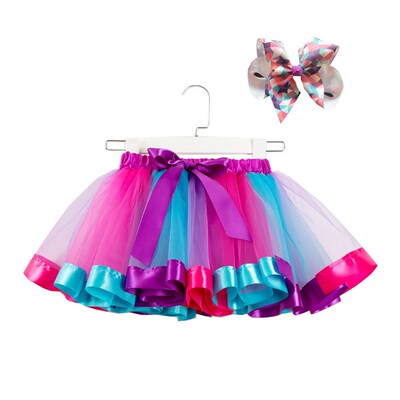 2023 New Tutu Skirt Baby Girl Clothes 12M-8Yrs Colorful Mini