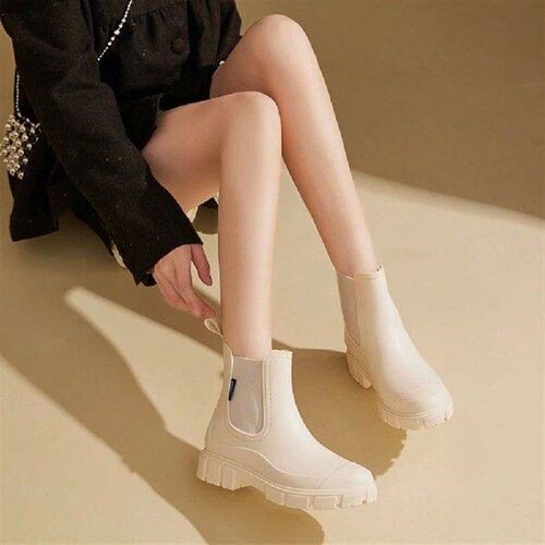 Womens Waterproof Boots New Style Elastic Mouth Ankle