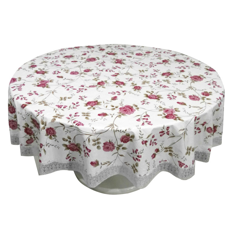 pvc防水防油防烫免洗加厚圆桌布环保加绒塑料大圆形餐桌布圆台布,居家布艺,桌布,淘宝优惠券,粉丝福利购,淘宝优惠卷