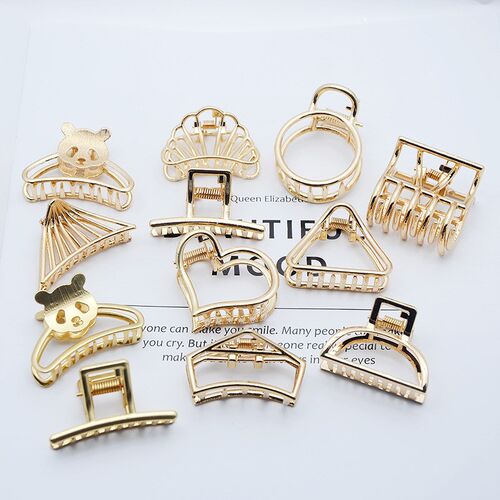 1Pcs  Fashion Smal Simple Wild Geometric Hair Claw for Women