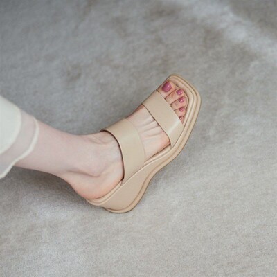Summer 2025 ThickSoled Wedge Sandals for Women SlopeHeeled O