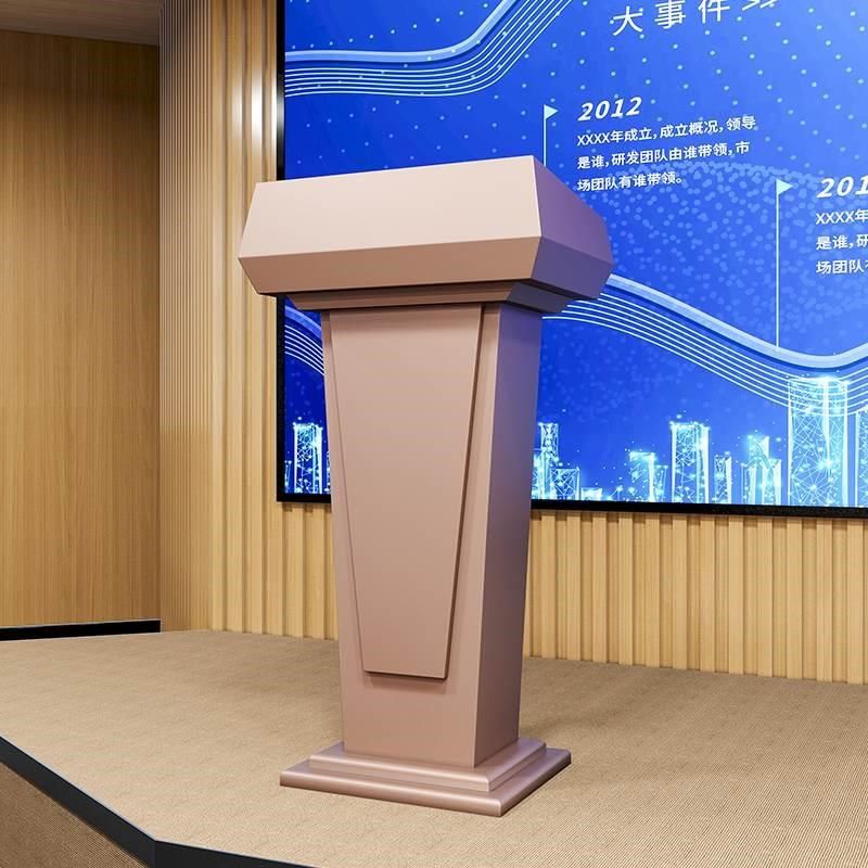 学校小型讲话台主持台酒店接待台s店迎宾台餐厅实木演讲台发言台,商业/办公家具,演讲台/演讲桌,淘宝优惠券,粉丝福利购,淘宝优惠卷