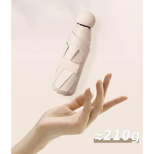 Capsule Umbrella Sunny and Rainy Dualuse Rainproof Sun Prote