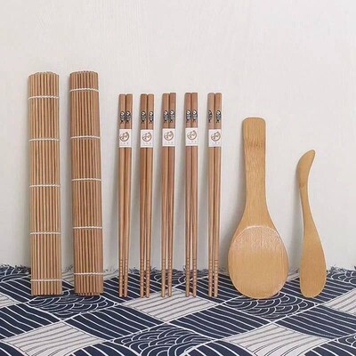 9pcs Set DIY Sushi Maker Rice Mold Kitchen Making Tool Kit M