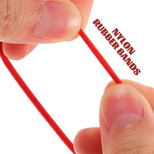 100 Pcs Dribble Thin Hair Band Man Bands for Men Nylon