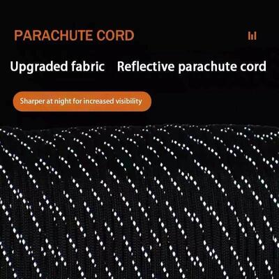 Reflective Paracord Rope Military 7 Strand 4mm 550 Tactical