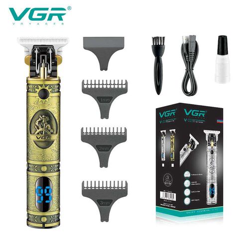 professional hair clipper LCD digital display retro oil hea