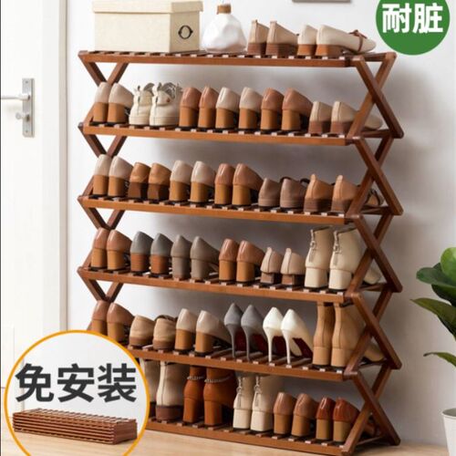 Installation free simple shoe rack folding shoe cabinet 鞋架