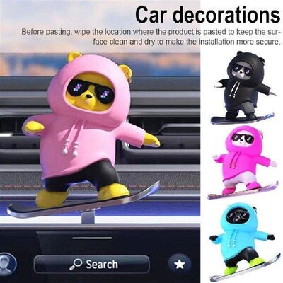 Dashboard Car Ornaments Central Screen Ornament Skateboard