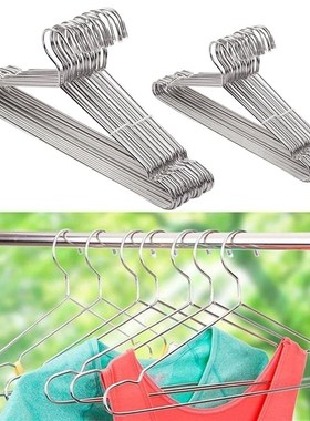Stainless Steel Clothes Hanger Organizer Strong Metal Coat S